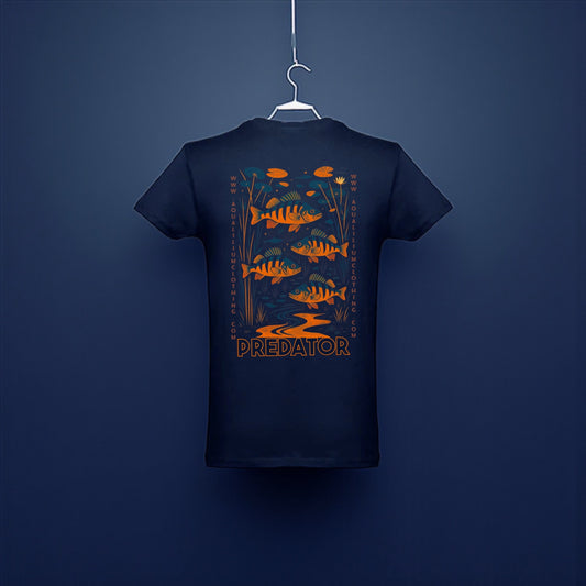 Predator T-Shirt Navy Blue