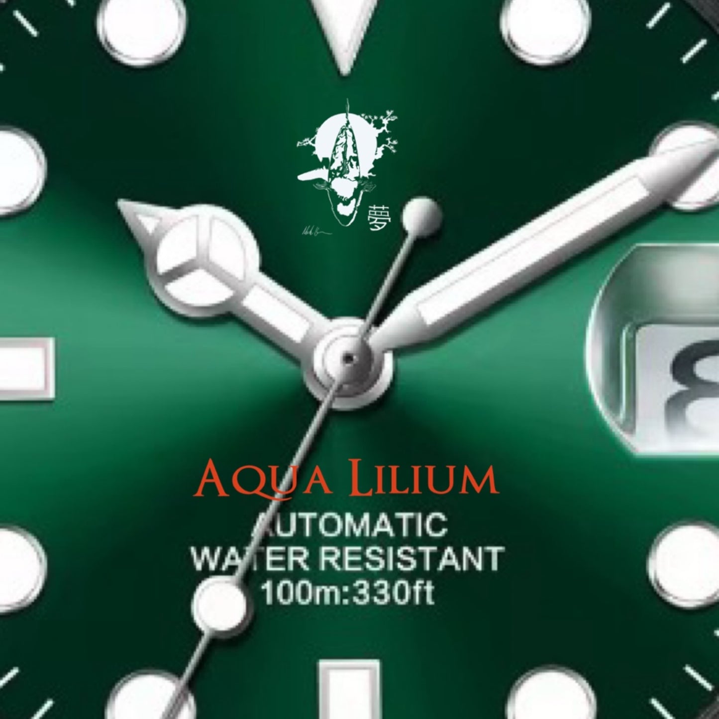 Aqua Lilium hulk green automatic watch Limited edition