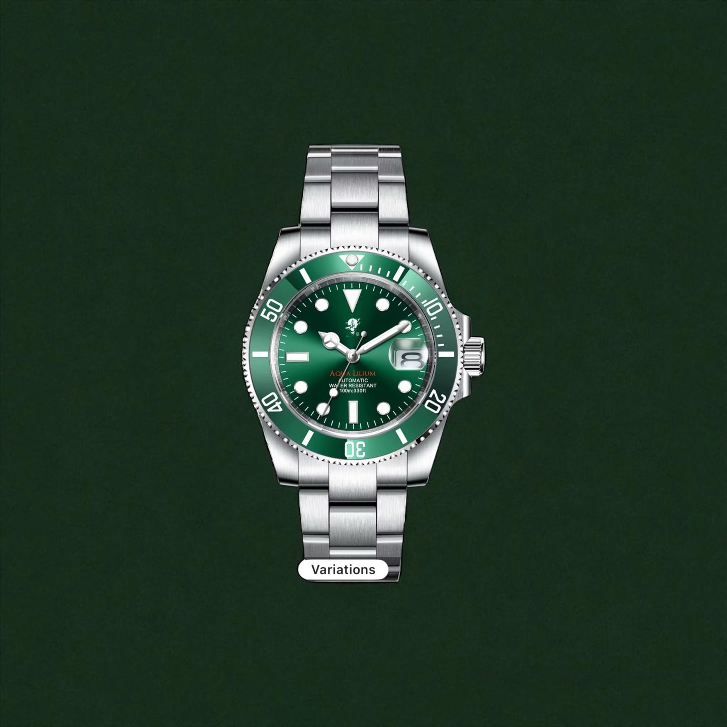 Aqua Lilium hulk green automatic watch Limited edition