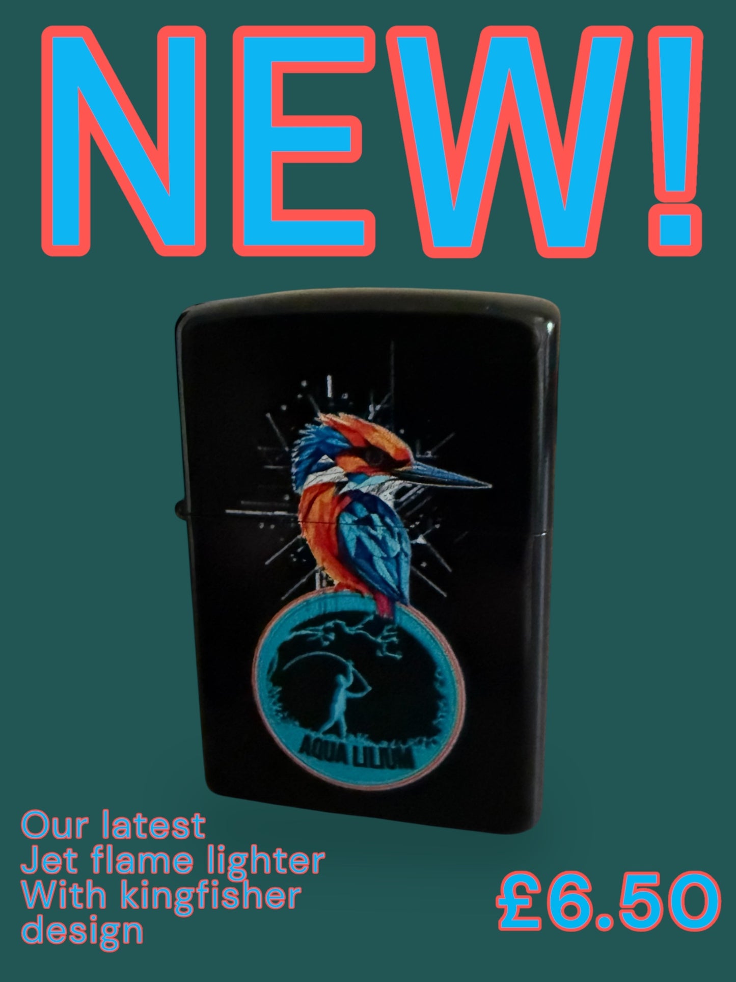 Kingfisher Windproof jet flamed lighter