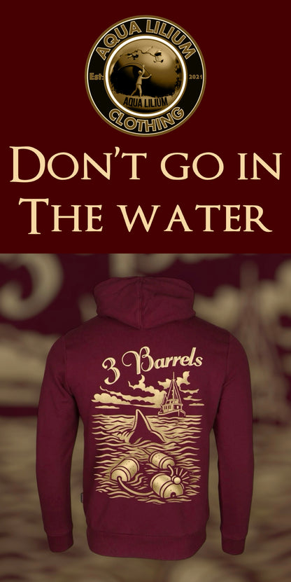 3 Barrels Burgundy Hoody