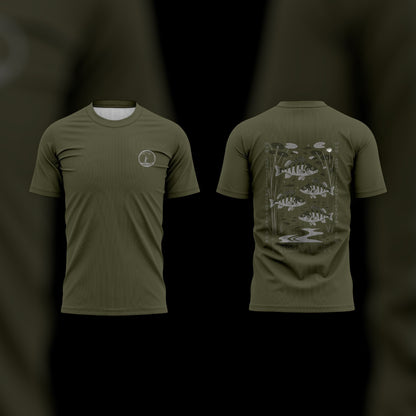 Predator T-Shirt Olive Green