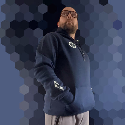 3 Barrels Blue Hoody