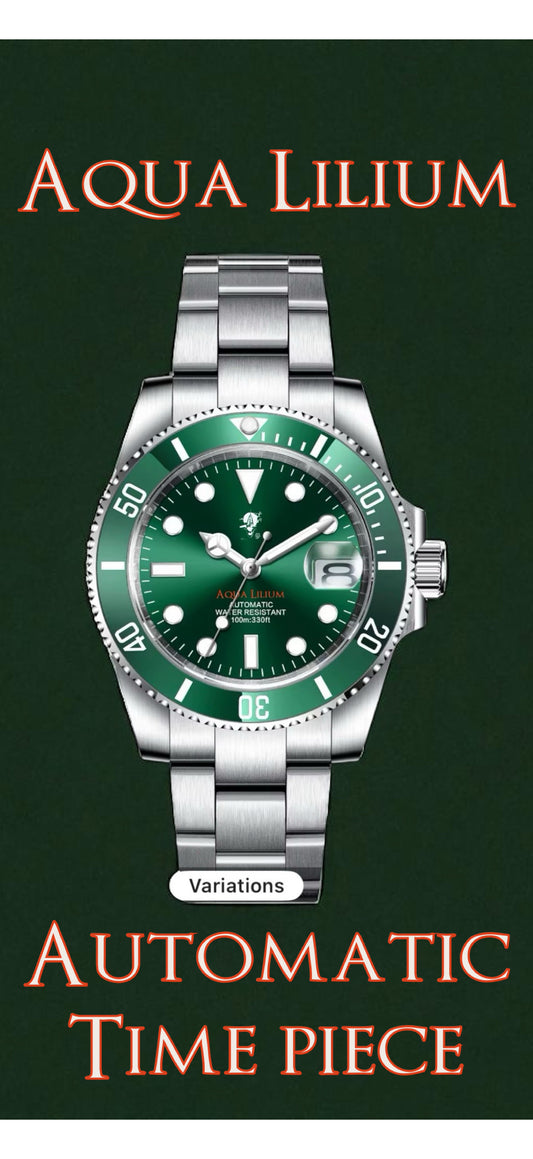 Aqua Lilium hulk green automatic watch Limited edition