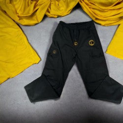 Black Lightweight Cargo Trouser