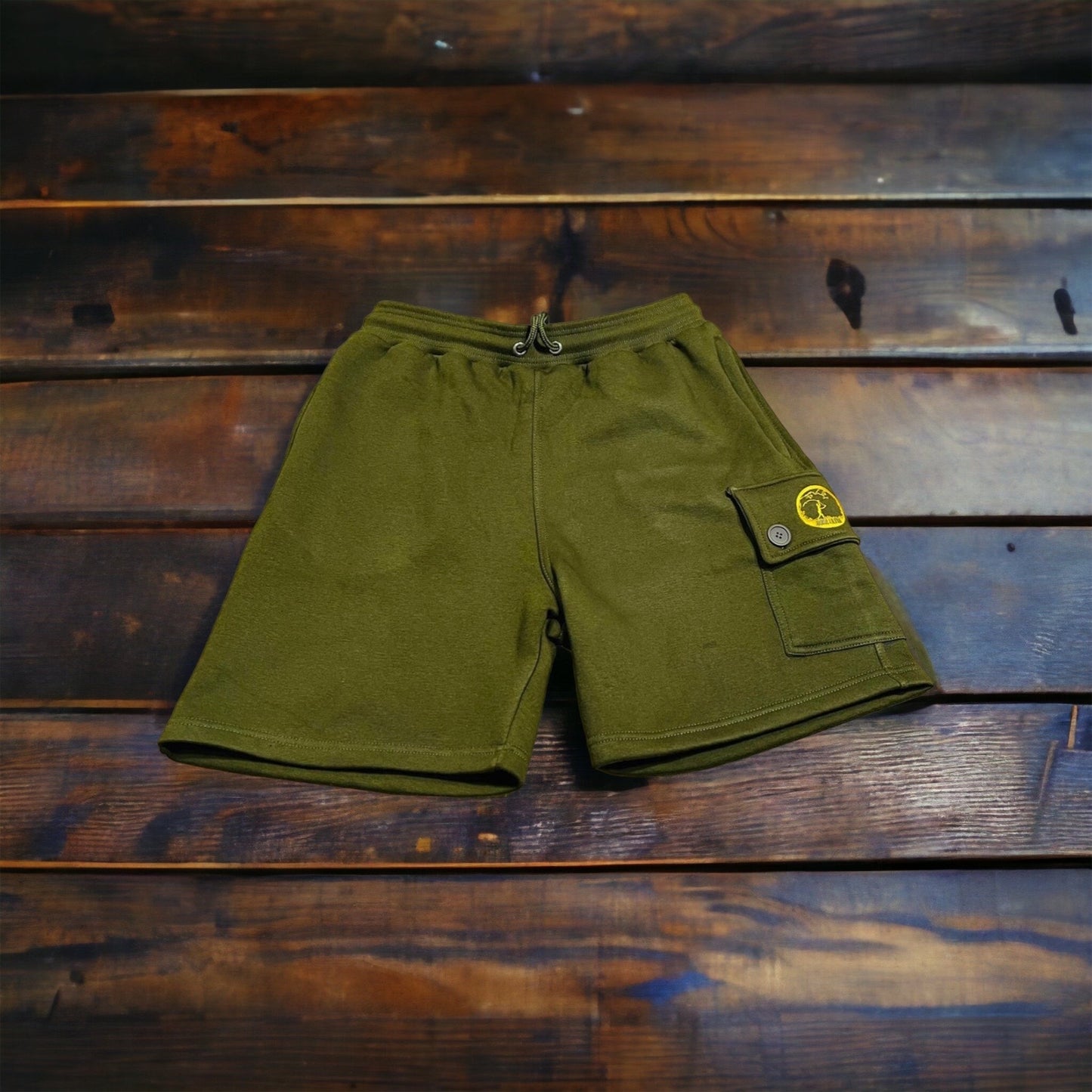 Green Cargo Shorts